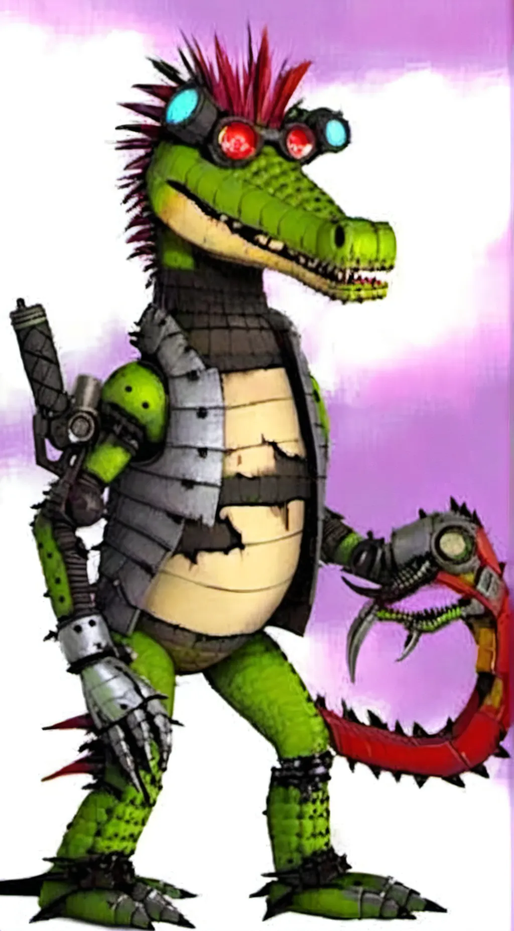 ai character: Shattered Monty background