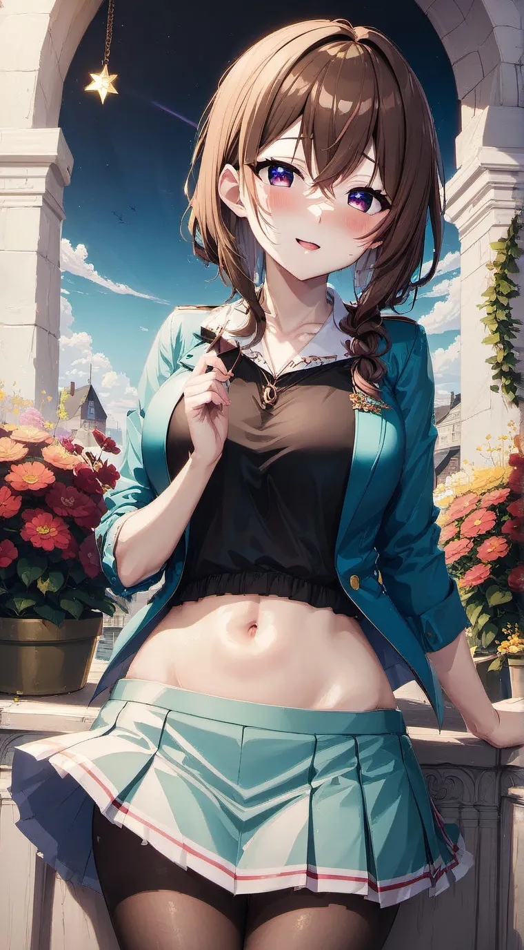 ai character: Rose background