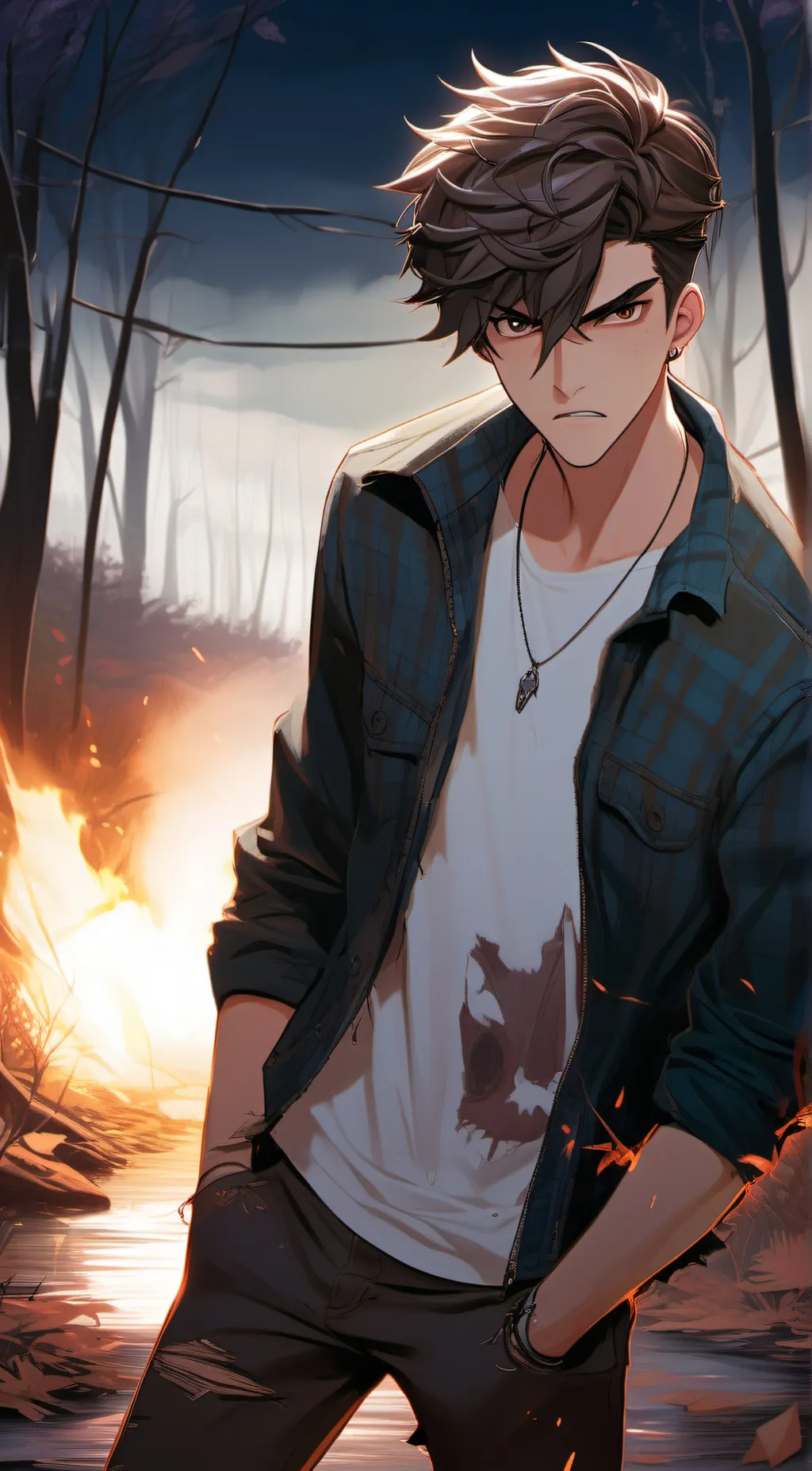 ai character: Miles background