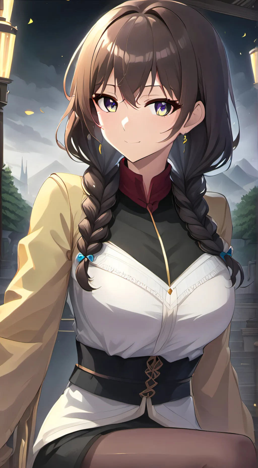 ai character: Ariel  background