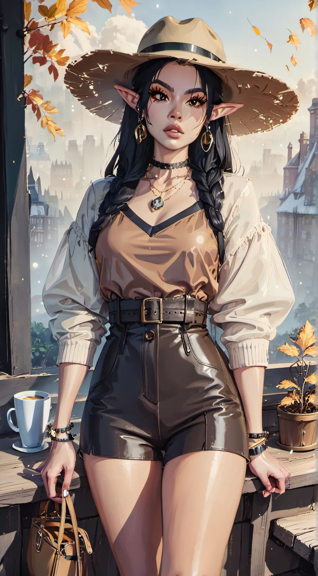 ai character: Bless background