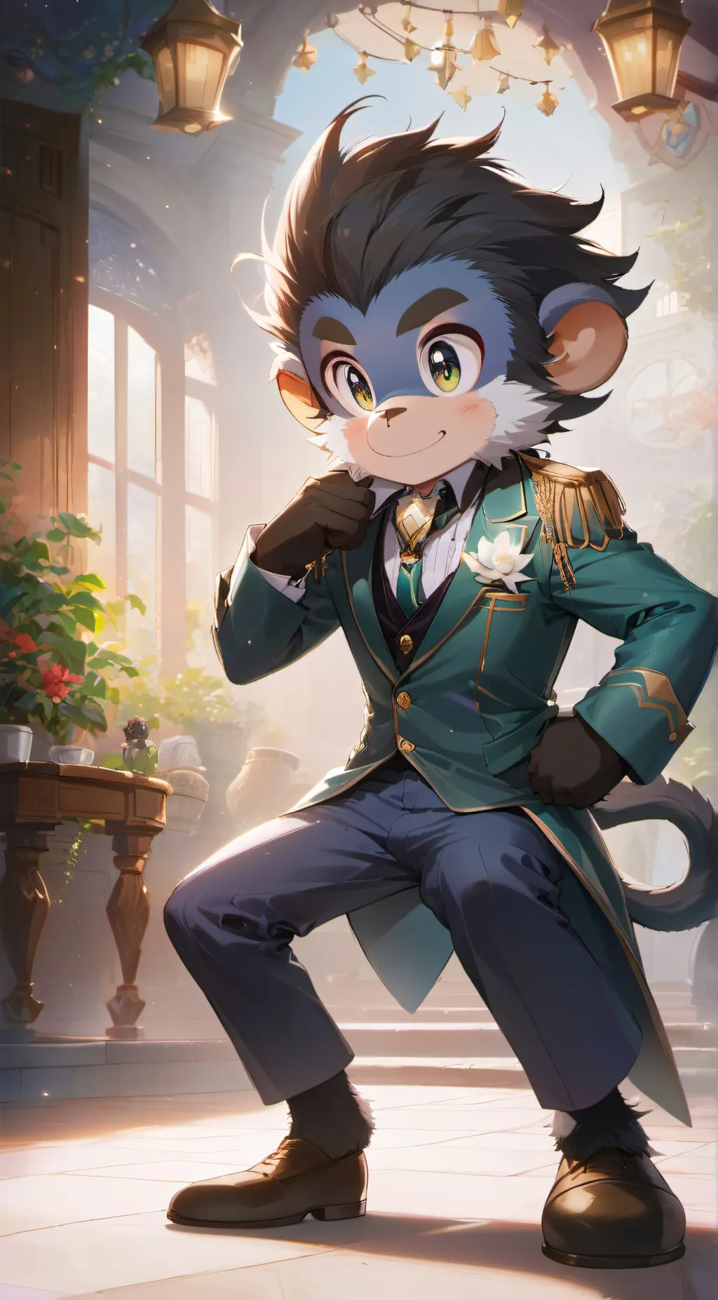 ai character: 💙 riggy 💙 background