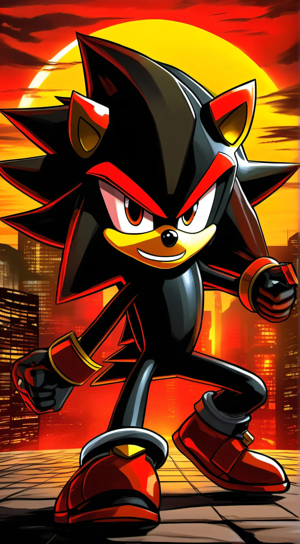 ai character: Shadow background