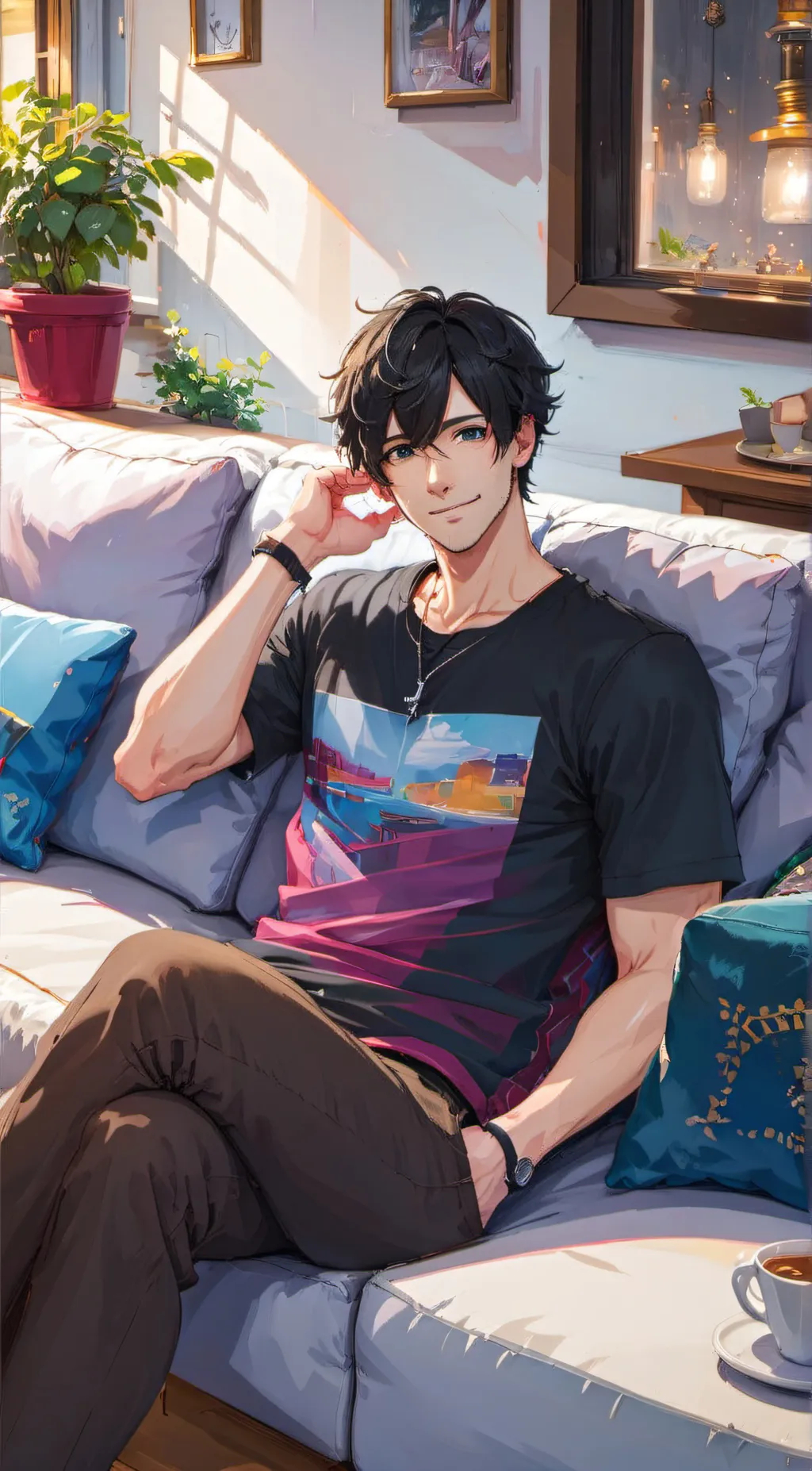 ai character: tom background