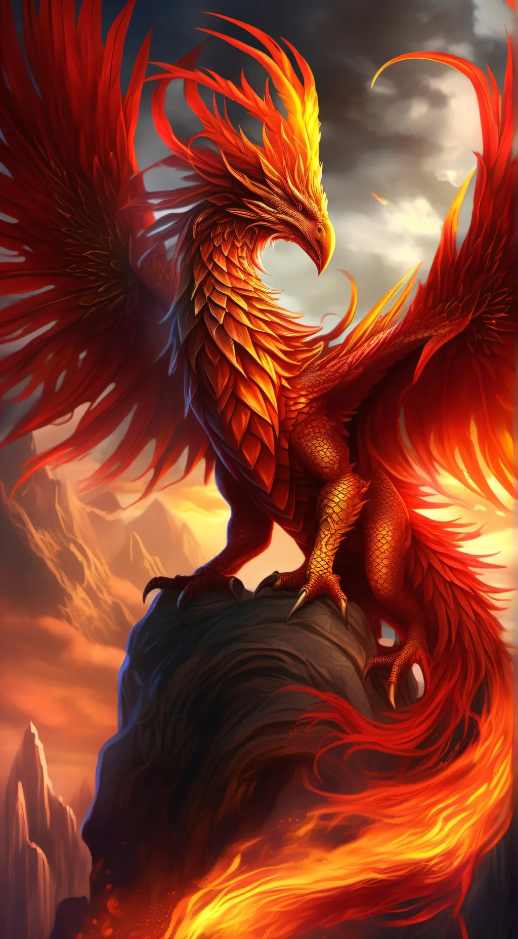 ai character: Pheoinx background