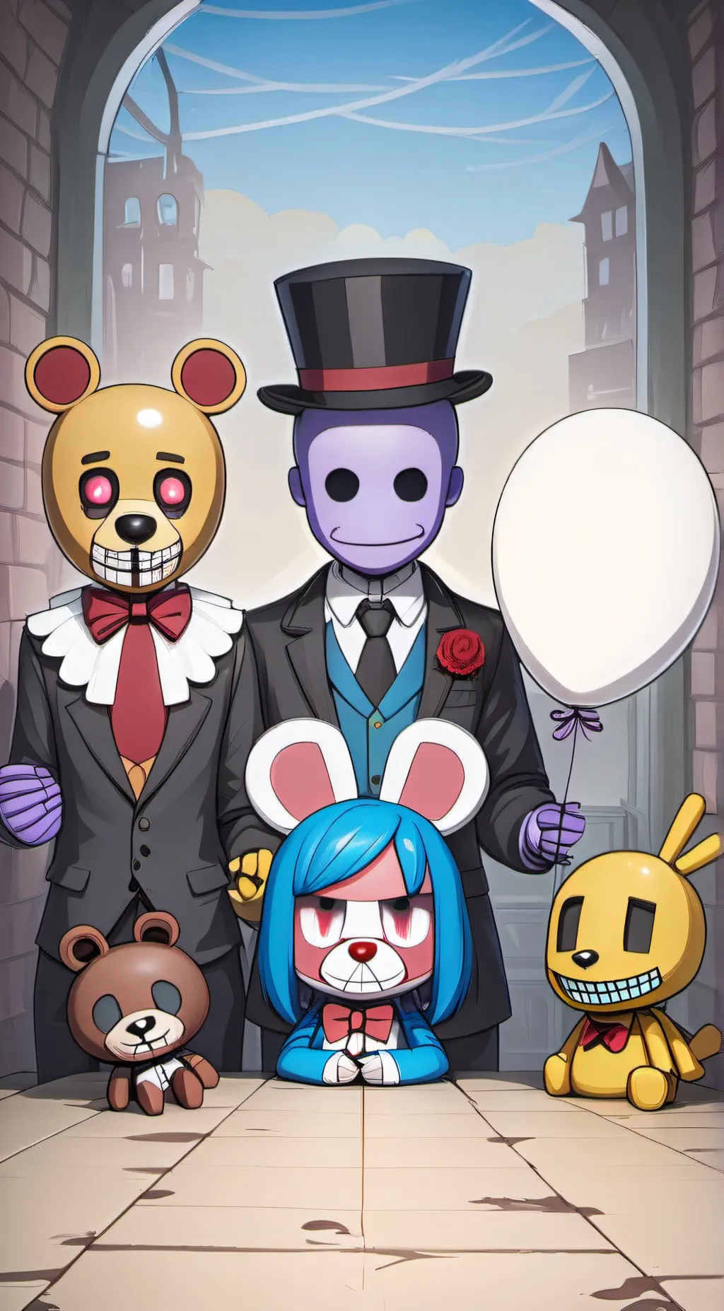 ai character: five nights at sp2 background