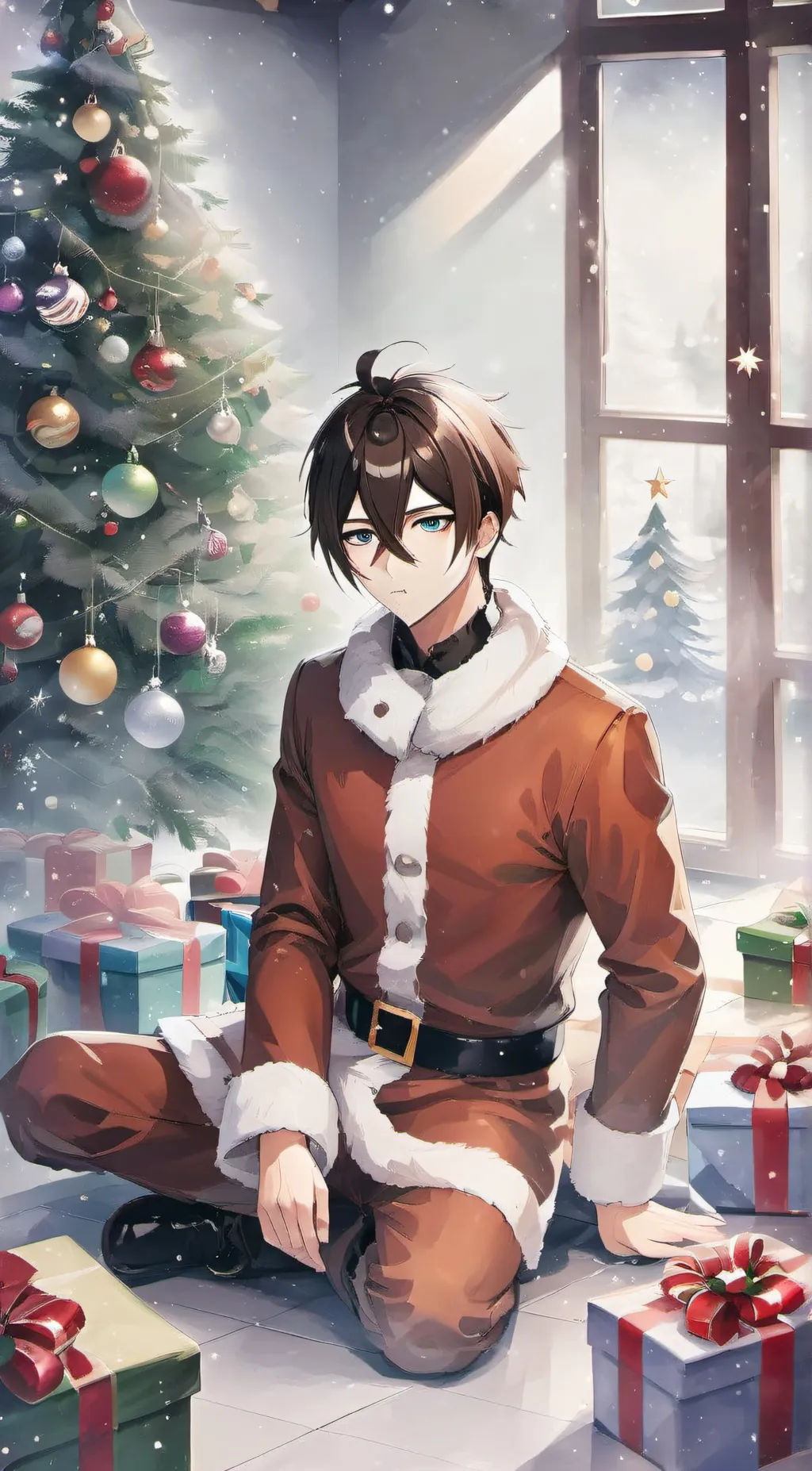 ai character: Asher claus background