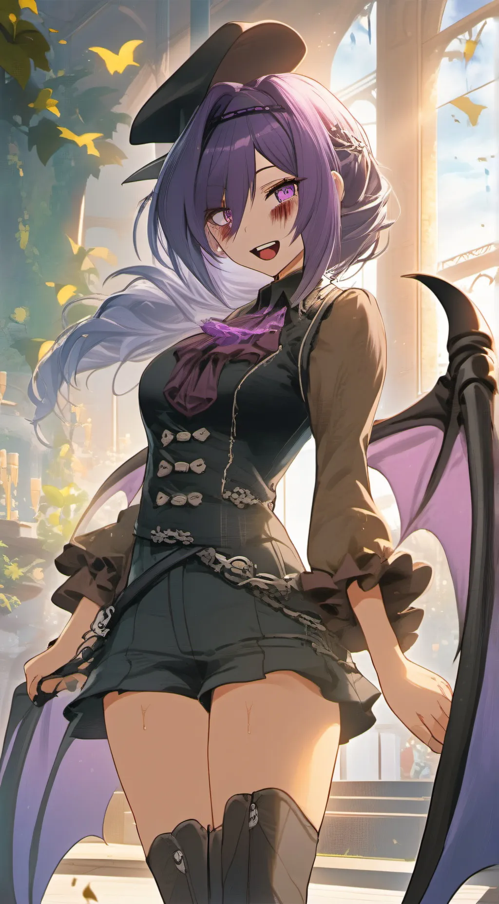 ai character: Uzi background