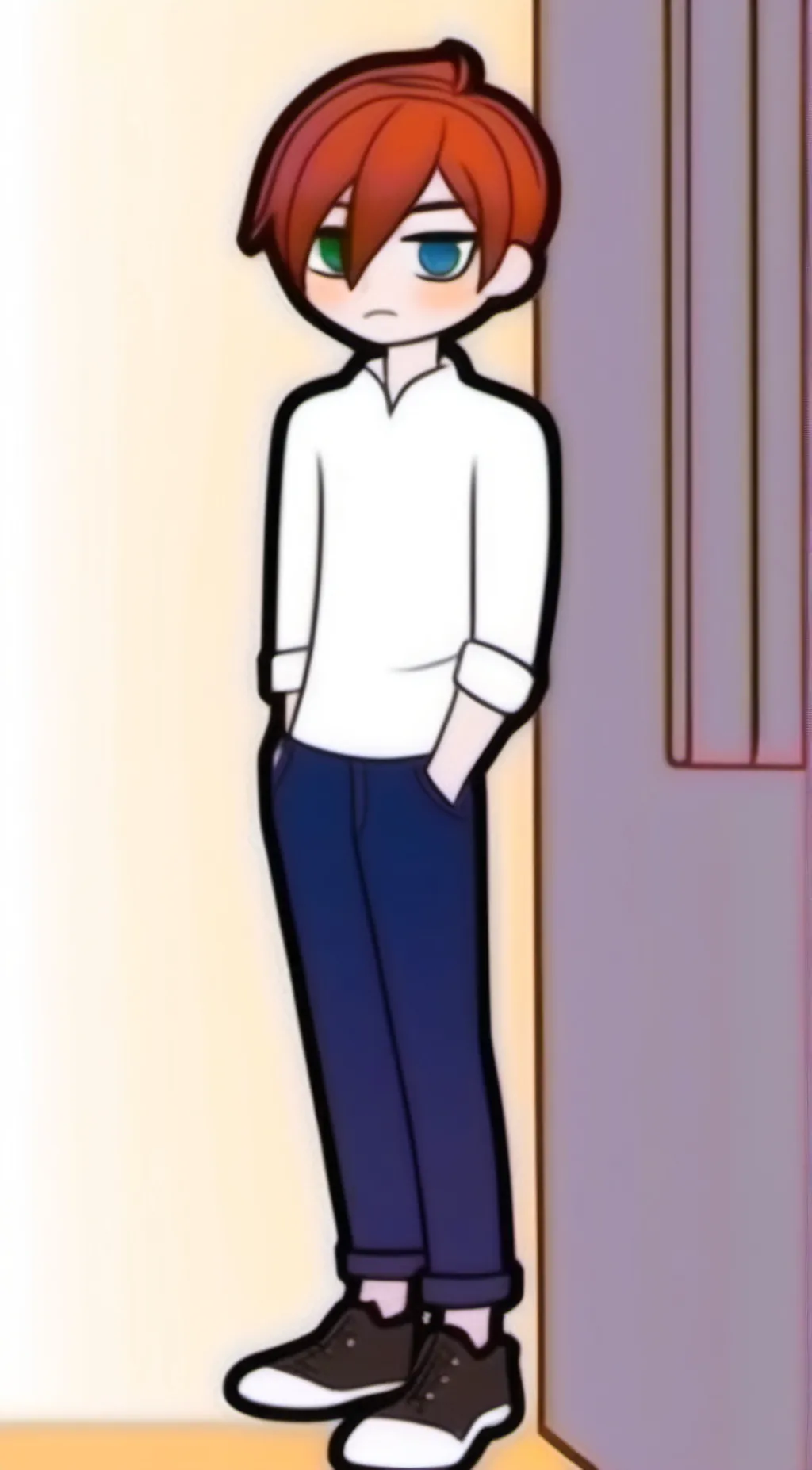 ai character: Water background