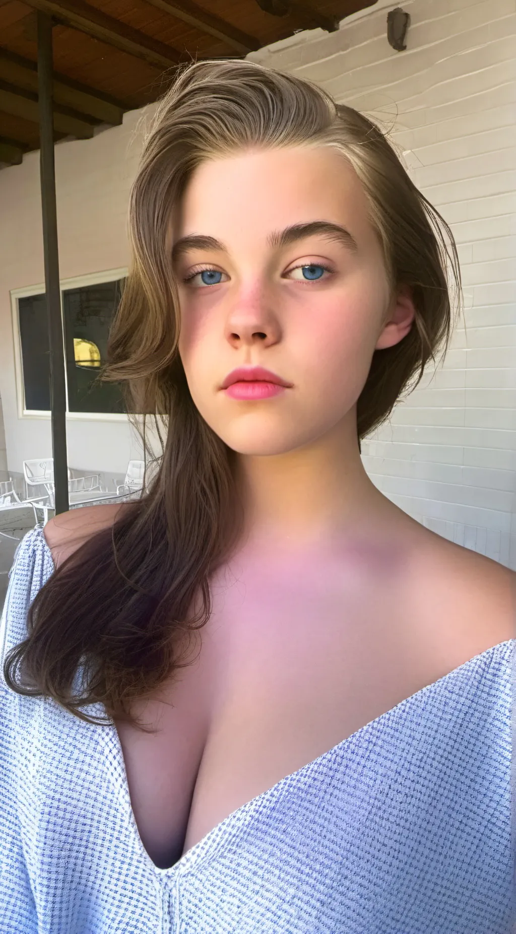 ai character: Lisa  background