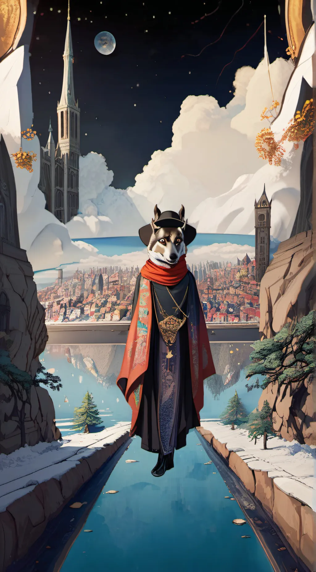 ai character: spider background