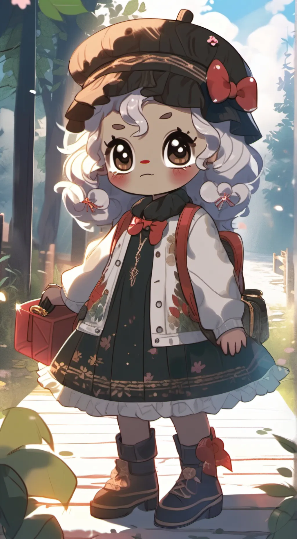 ai character: uni background