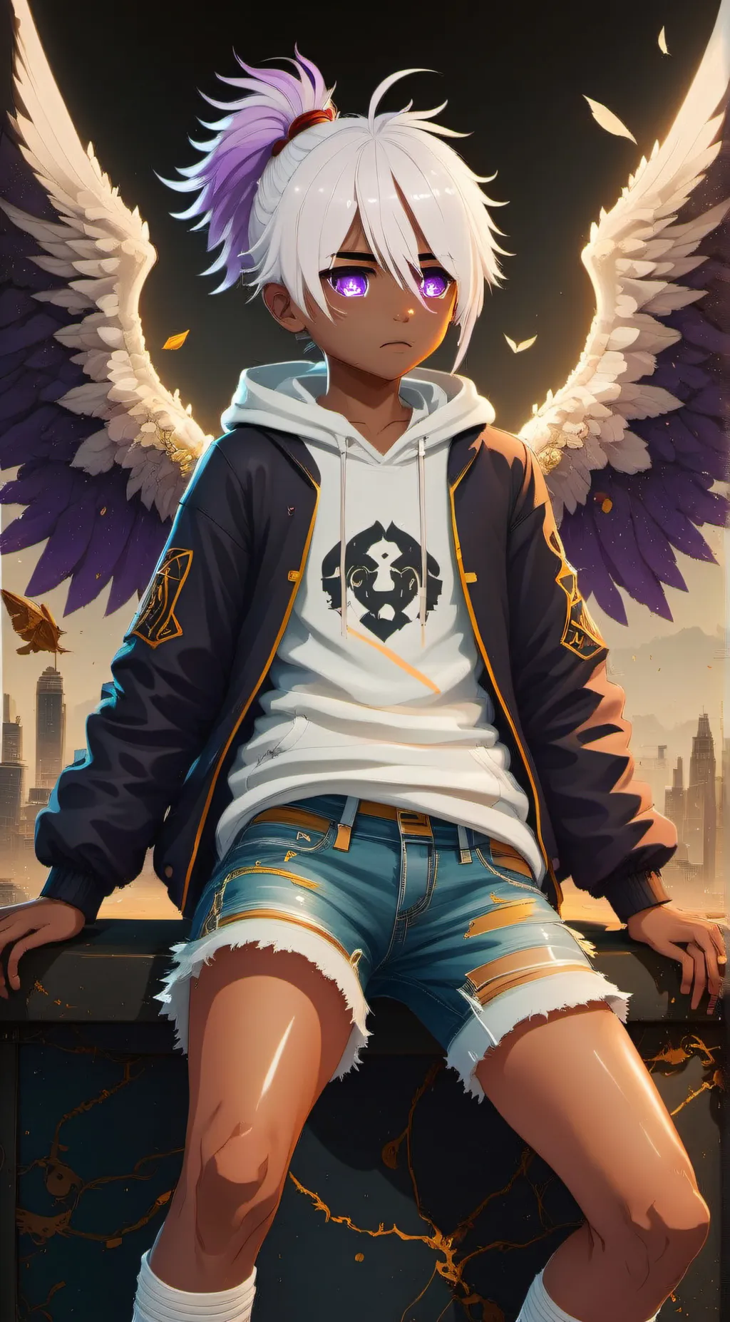 ai character: MHA!!  background