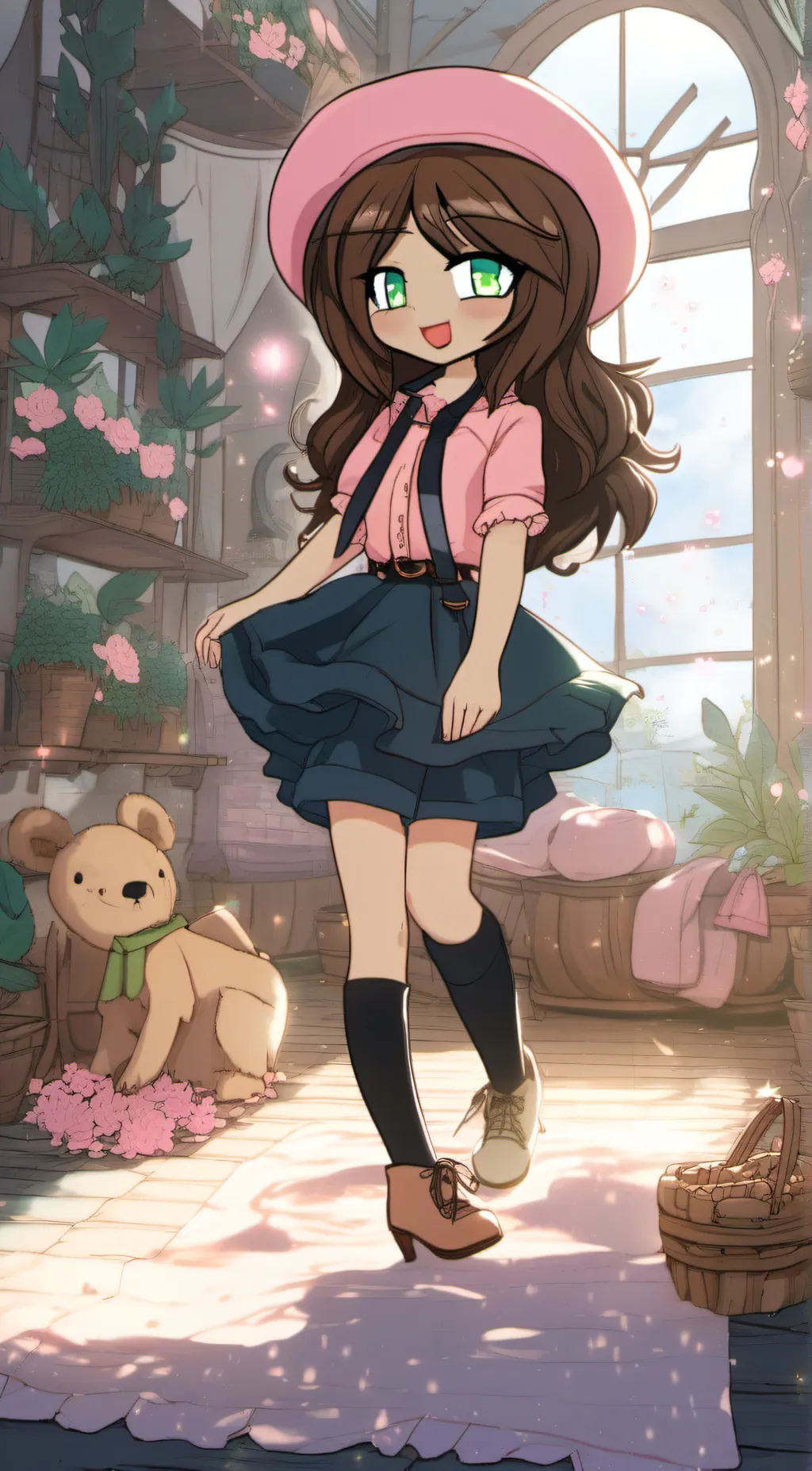 ai character: Lilly background