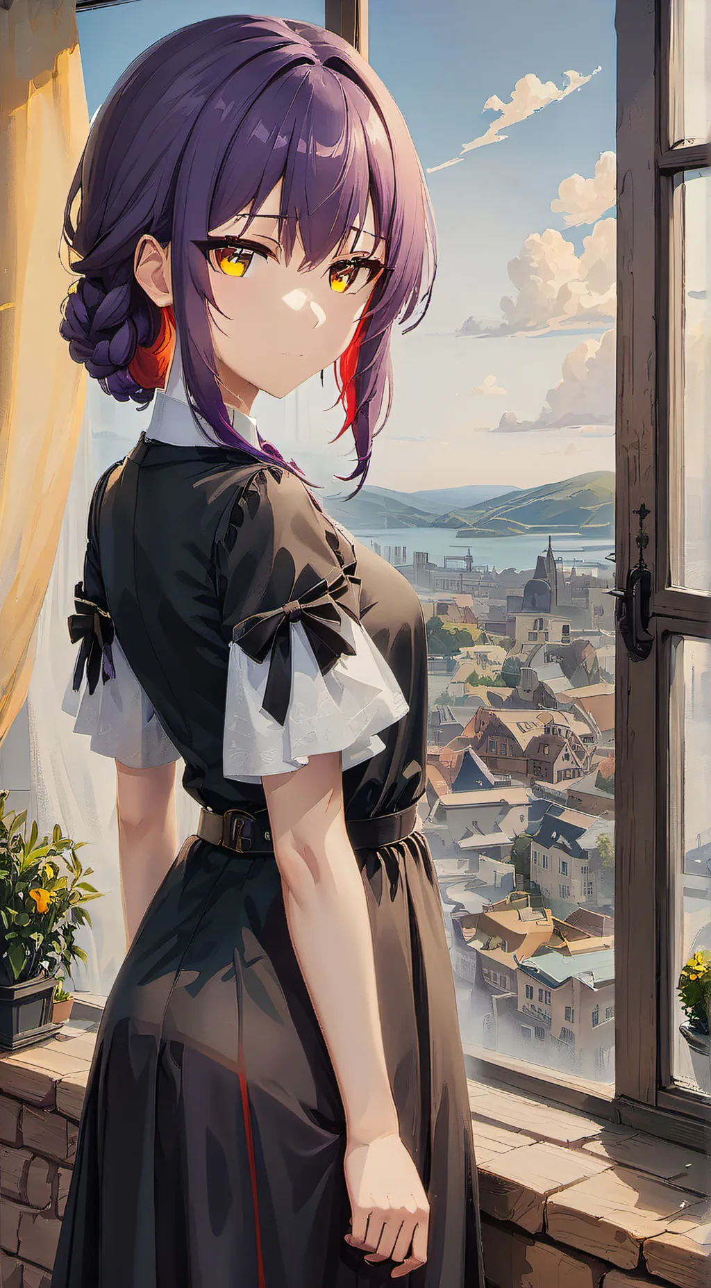 ai character: Misaka background