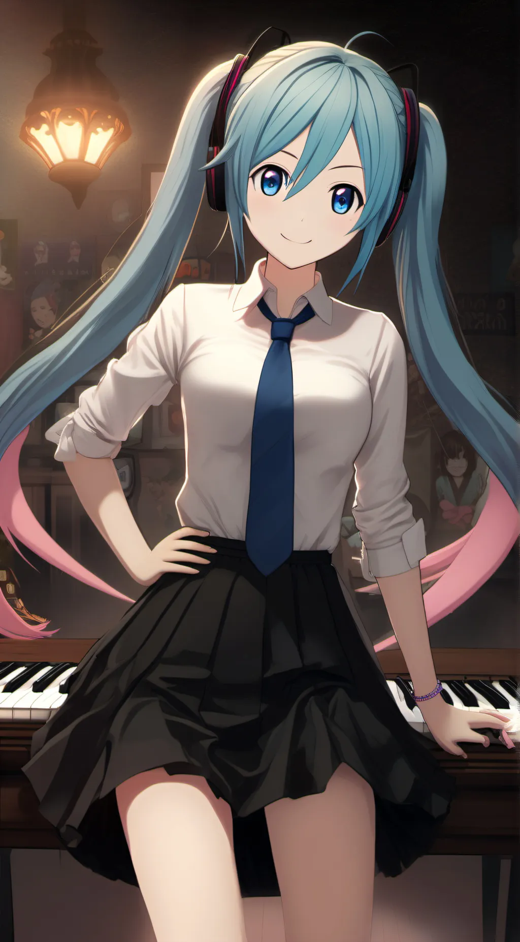 ai character: ~hastune miku~ background