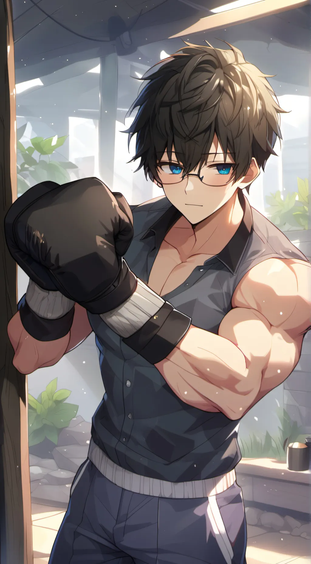 ai character: Mike background