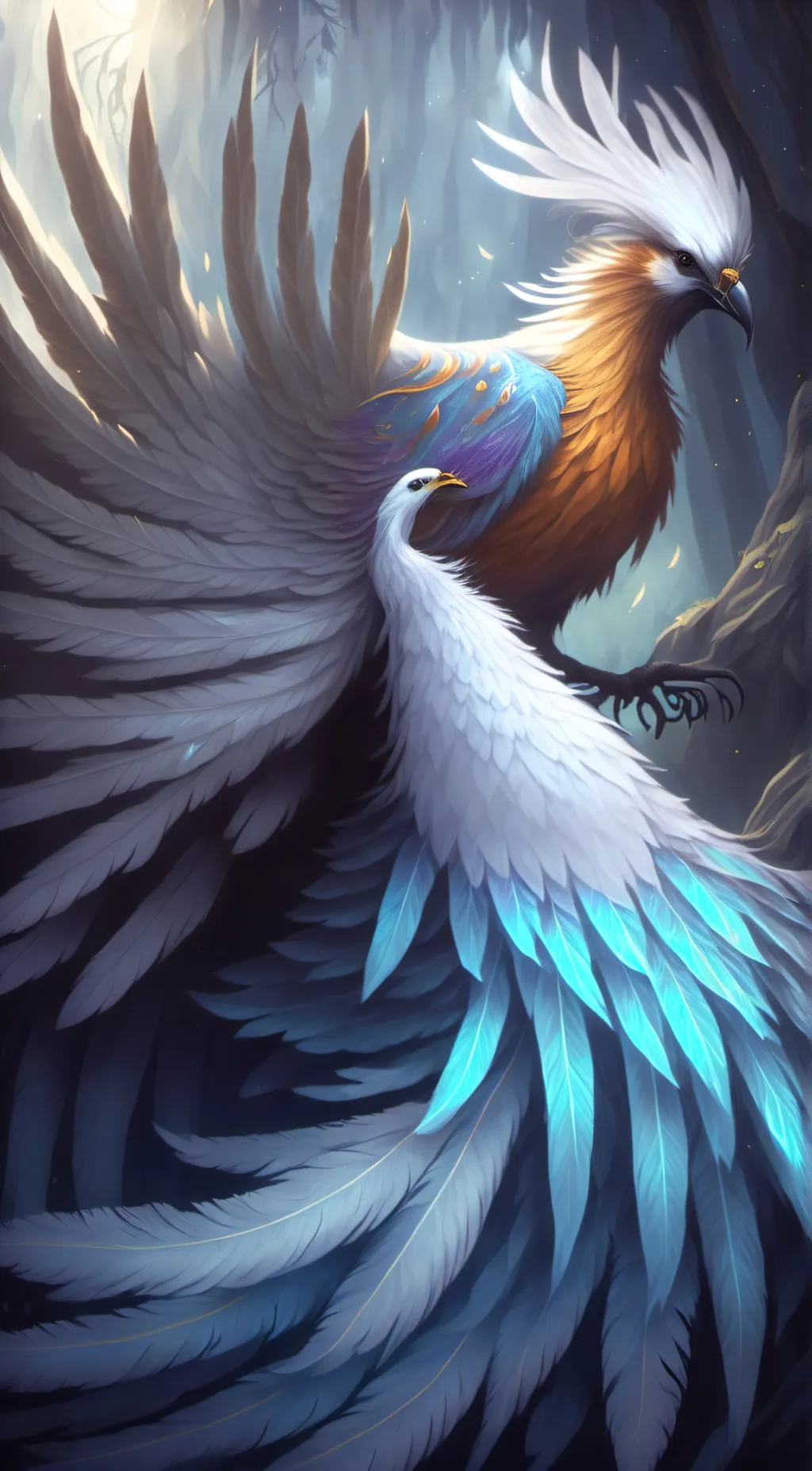 ai character: phoenix background