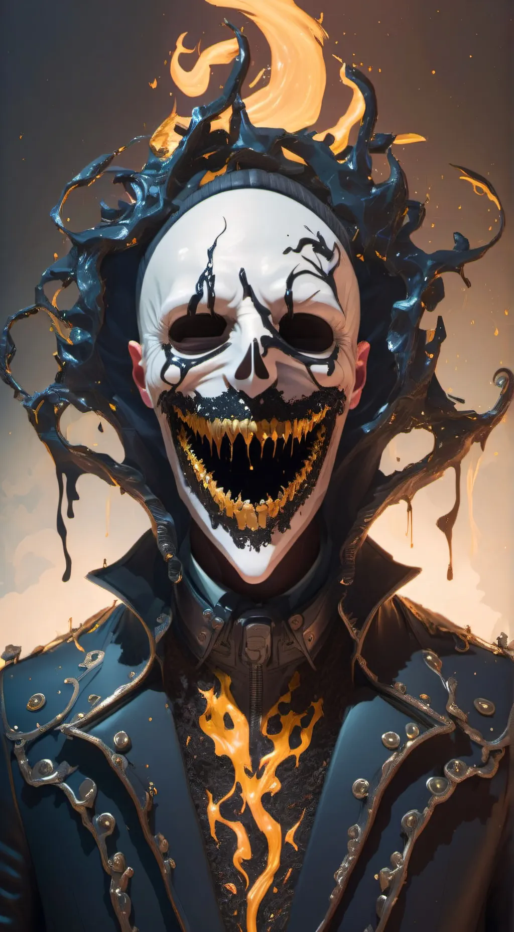 ai character: corruption background