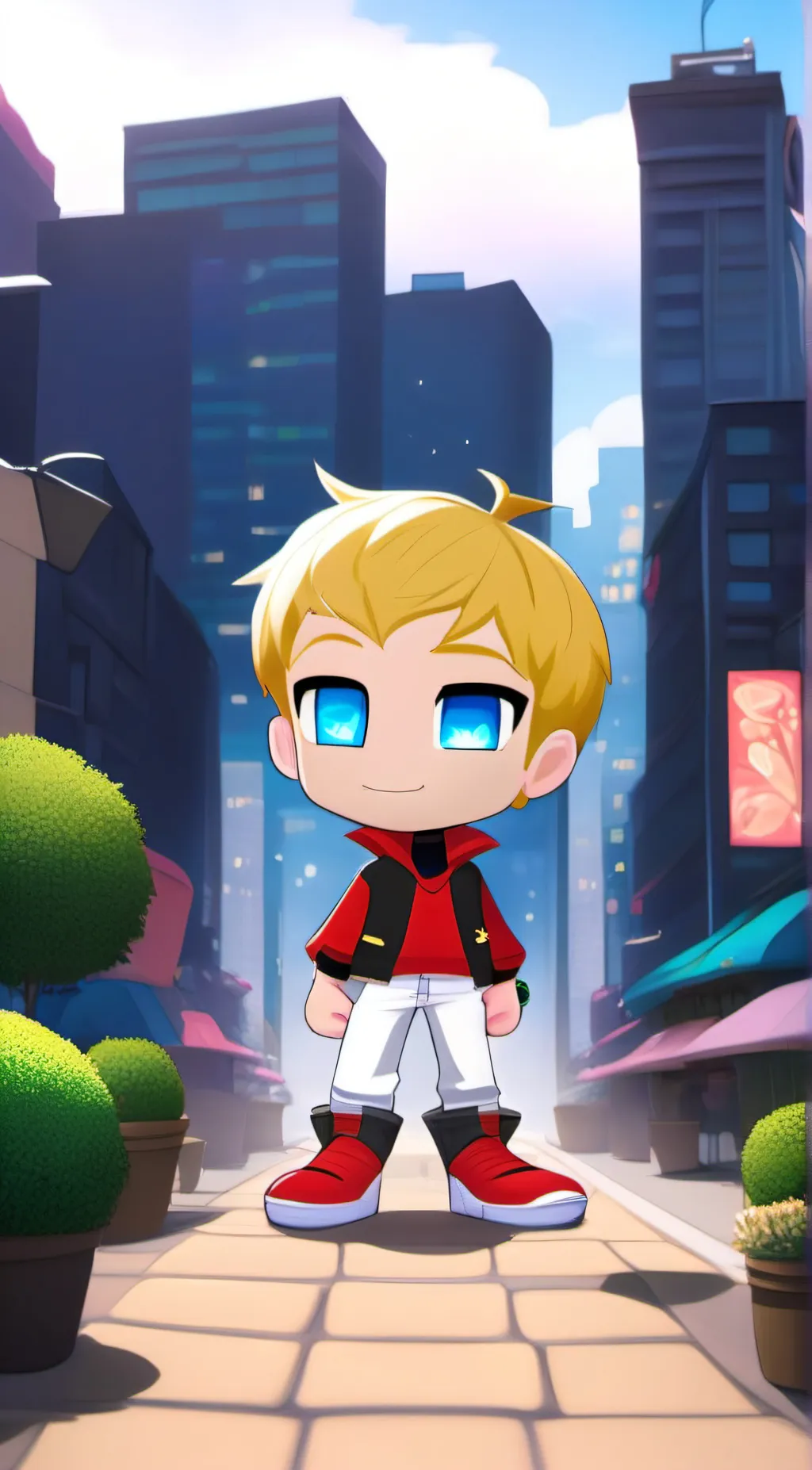 ai character: Short J background