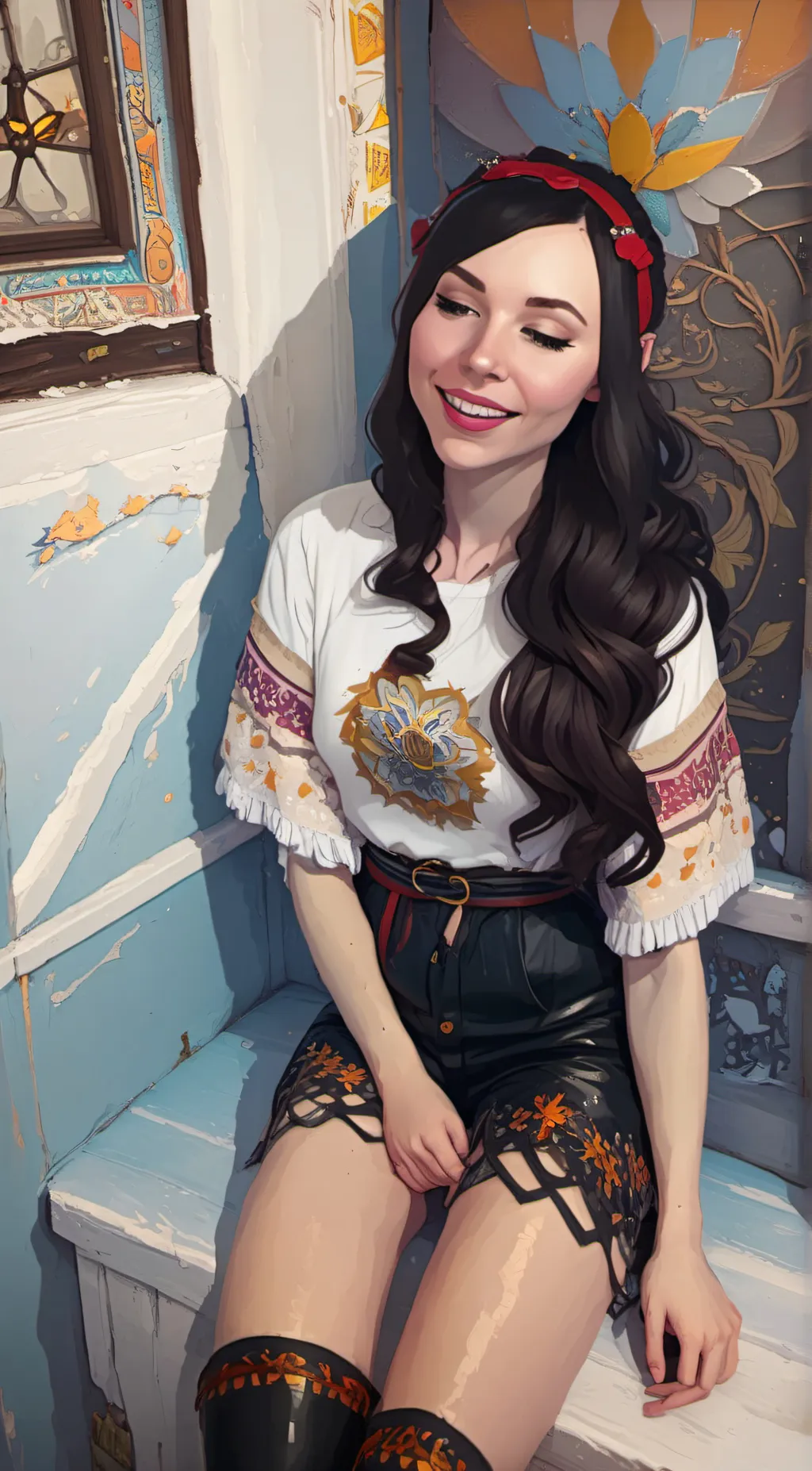 ai character: kristy background