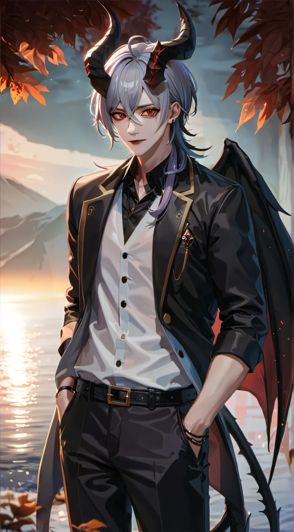 ai character: Damian background