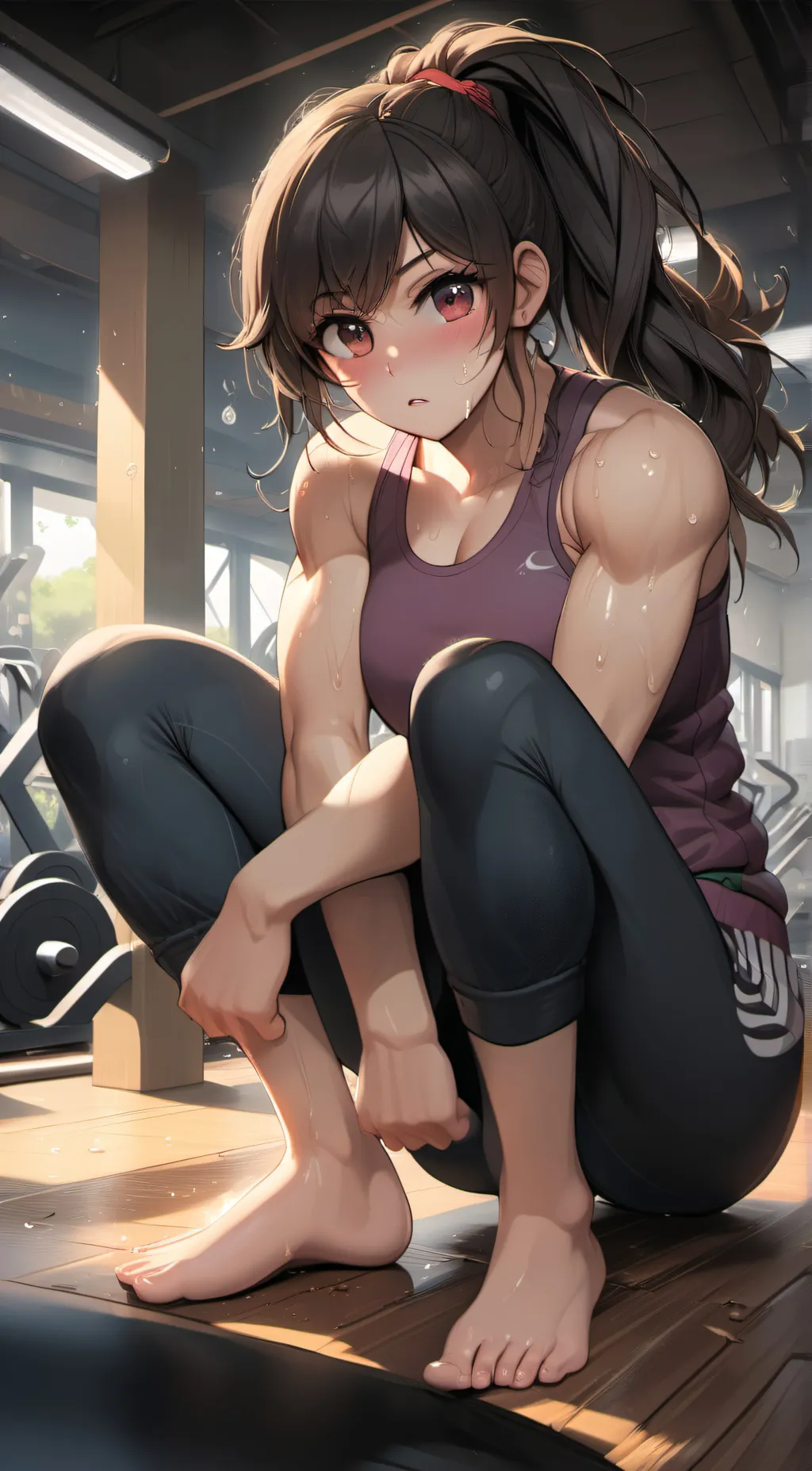 ai character: Courtney background