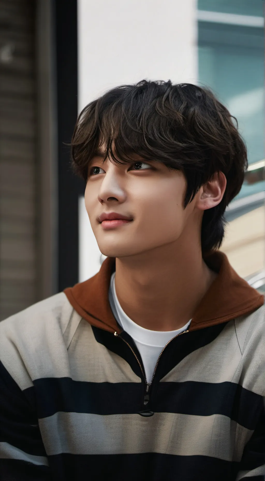ai character: Taehyung  background