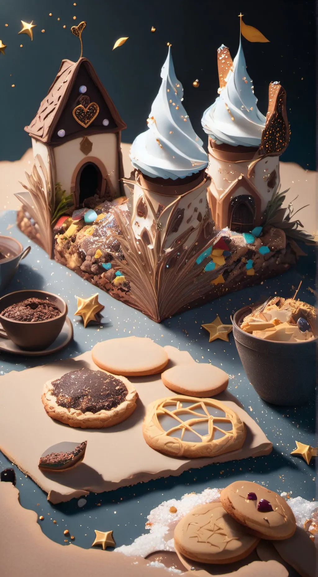 ai character: Cookie run kingdom background