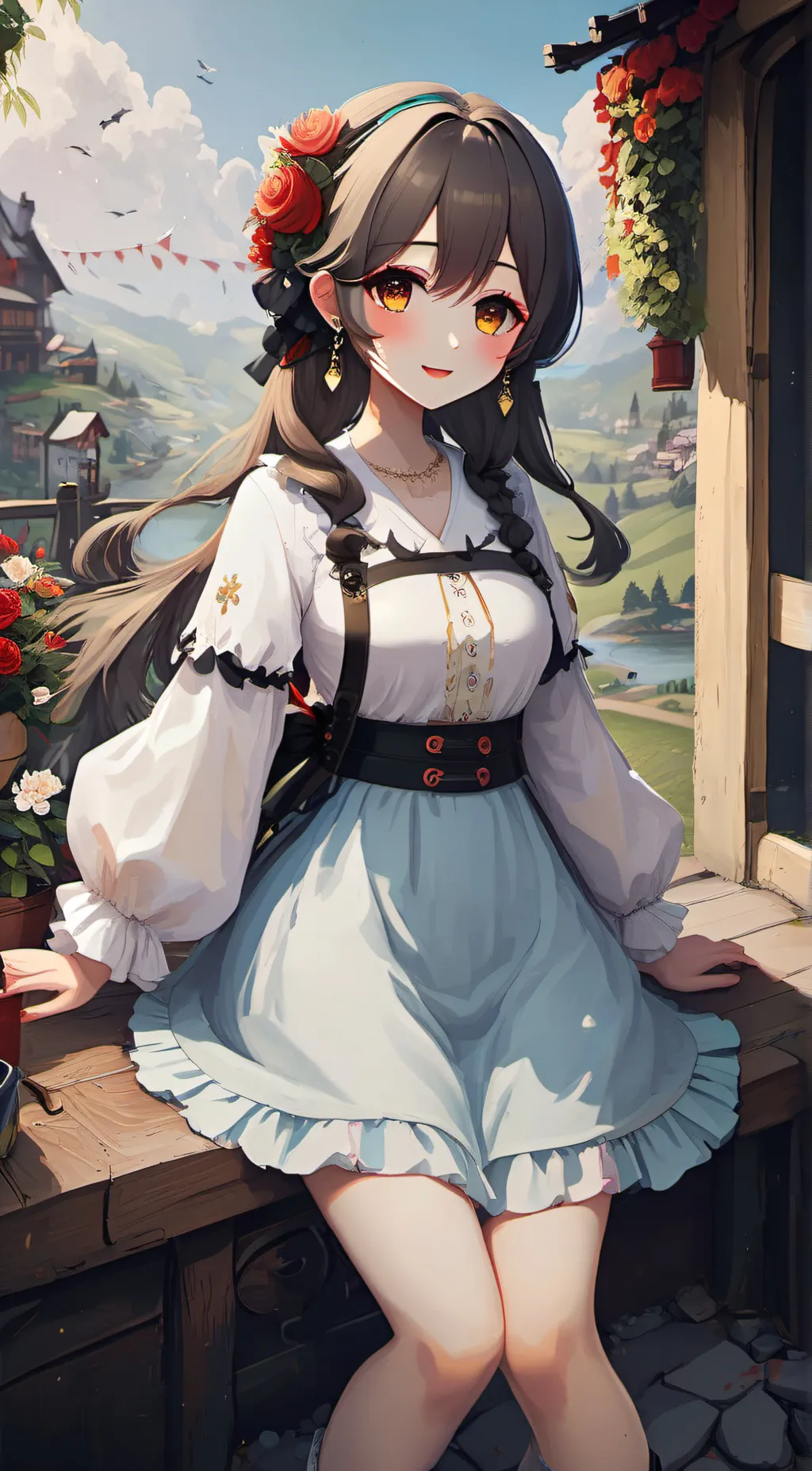 ai character: emma background