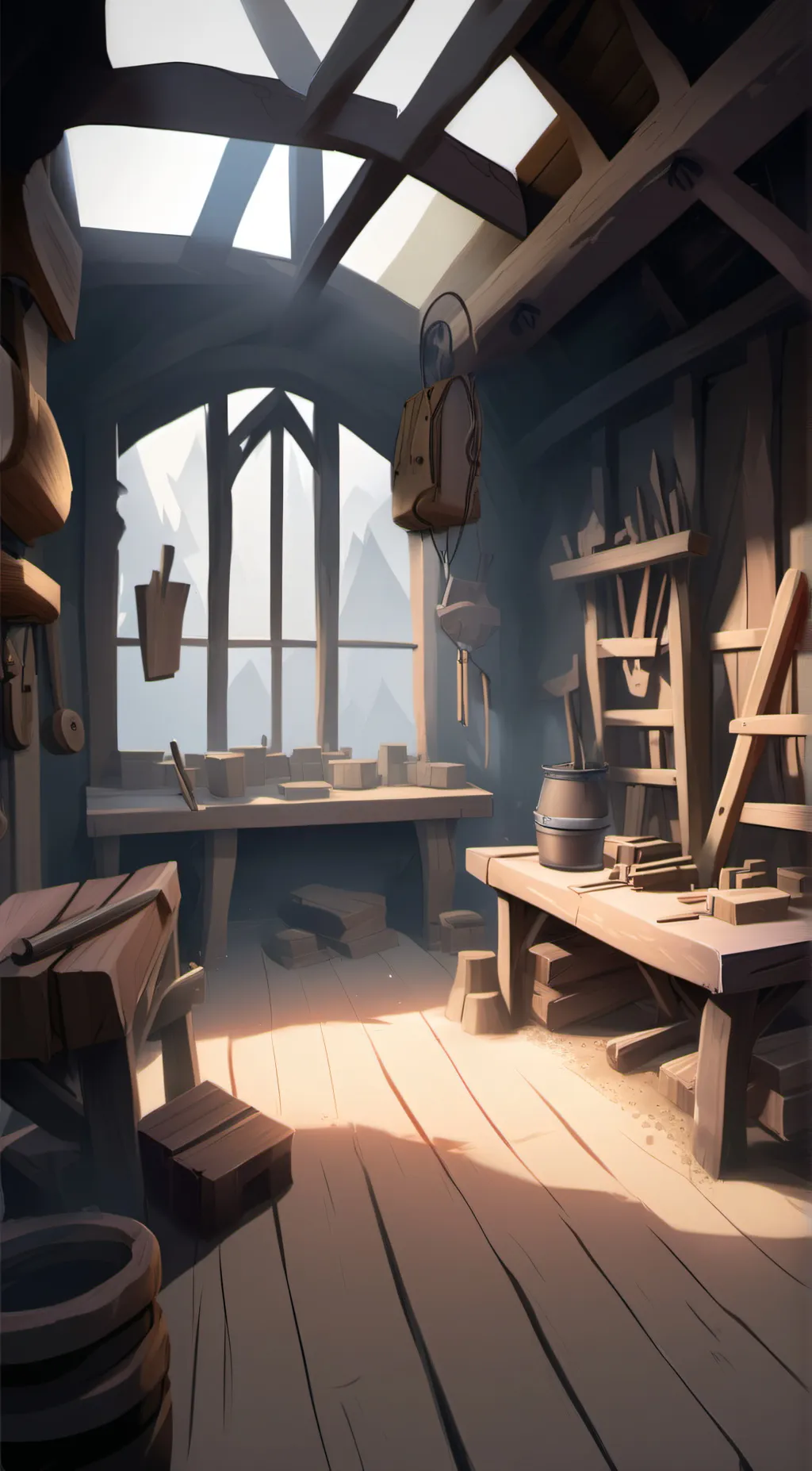 ai character: Ploque background