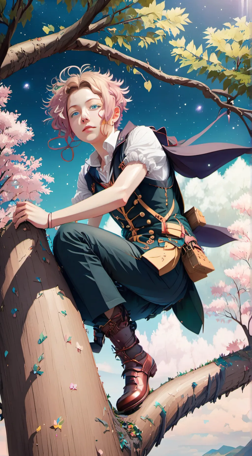 ai character: Aster background