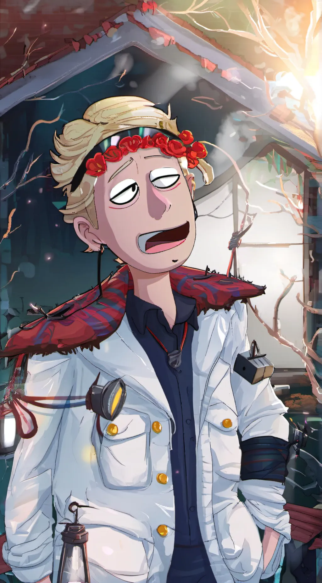 ai character: John Venom background