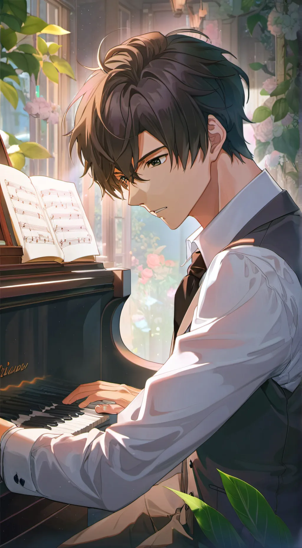 ai character: Liam  background