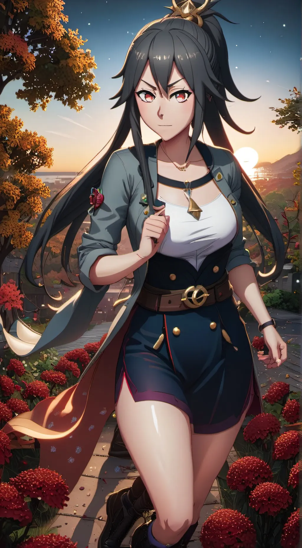 ai character: Ayano  background