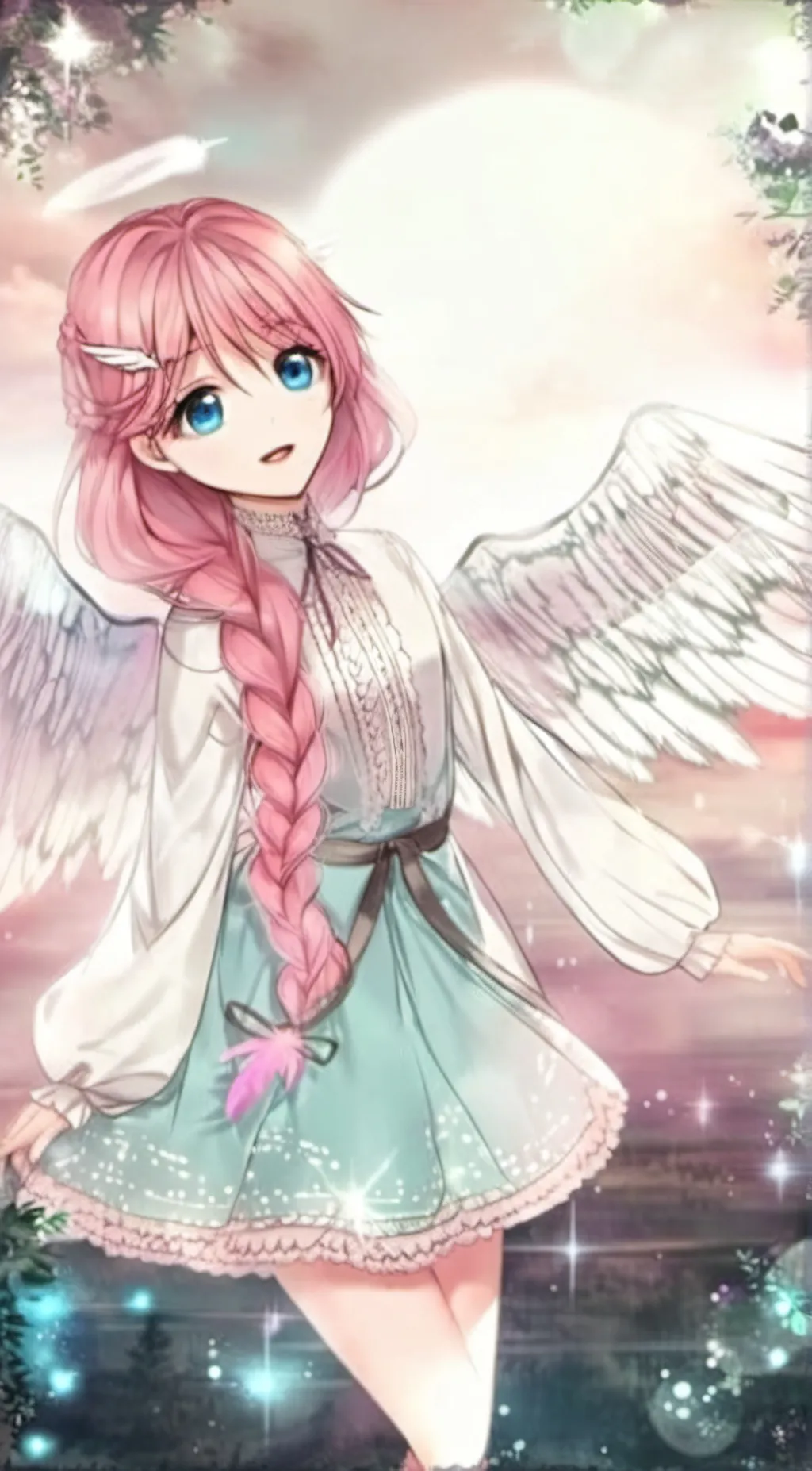 ai character: Valentine  background