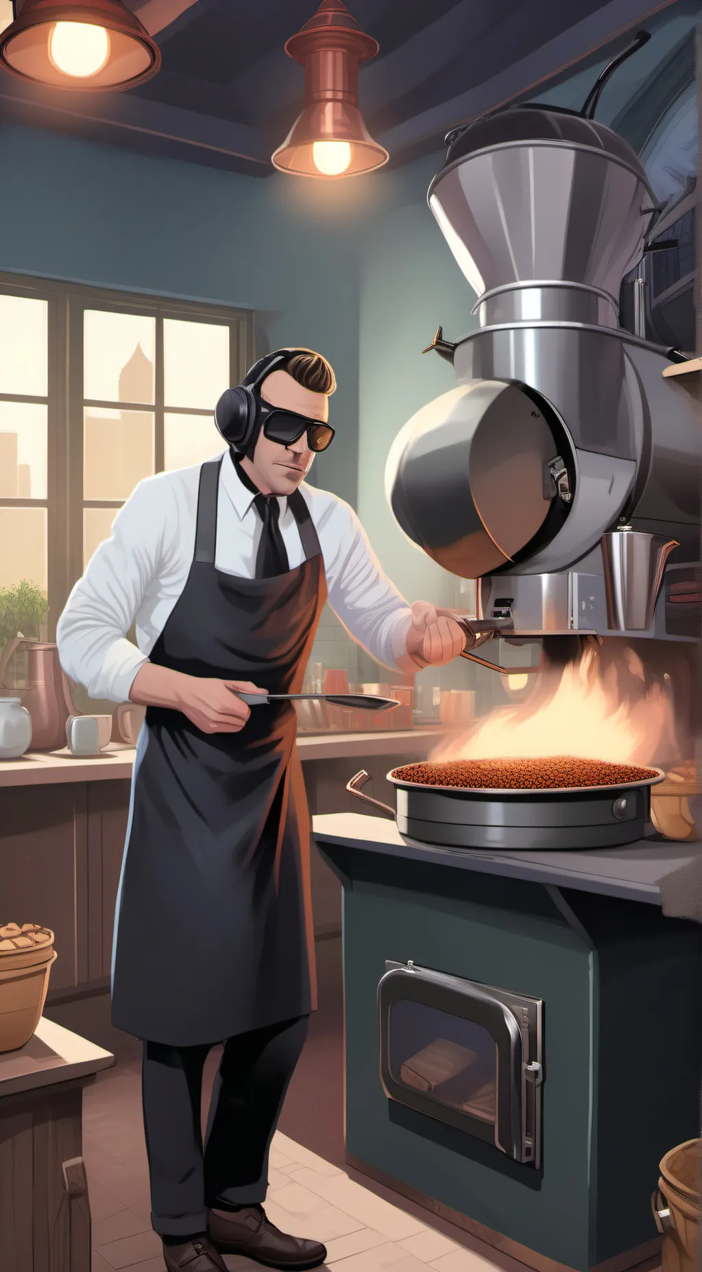 ai character: Hunter background