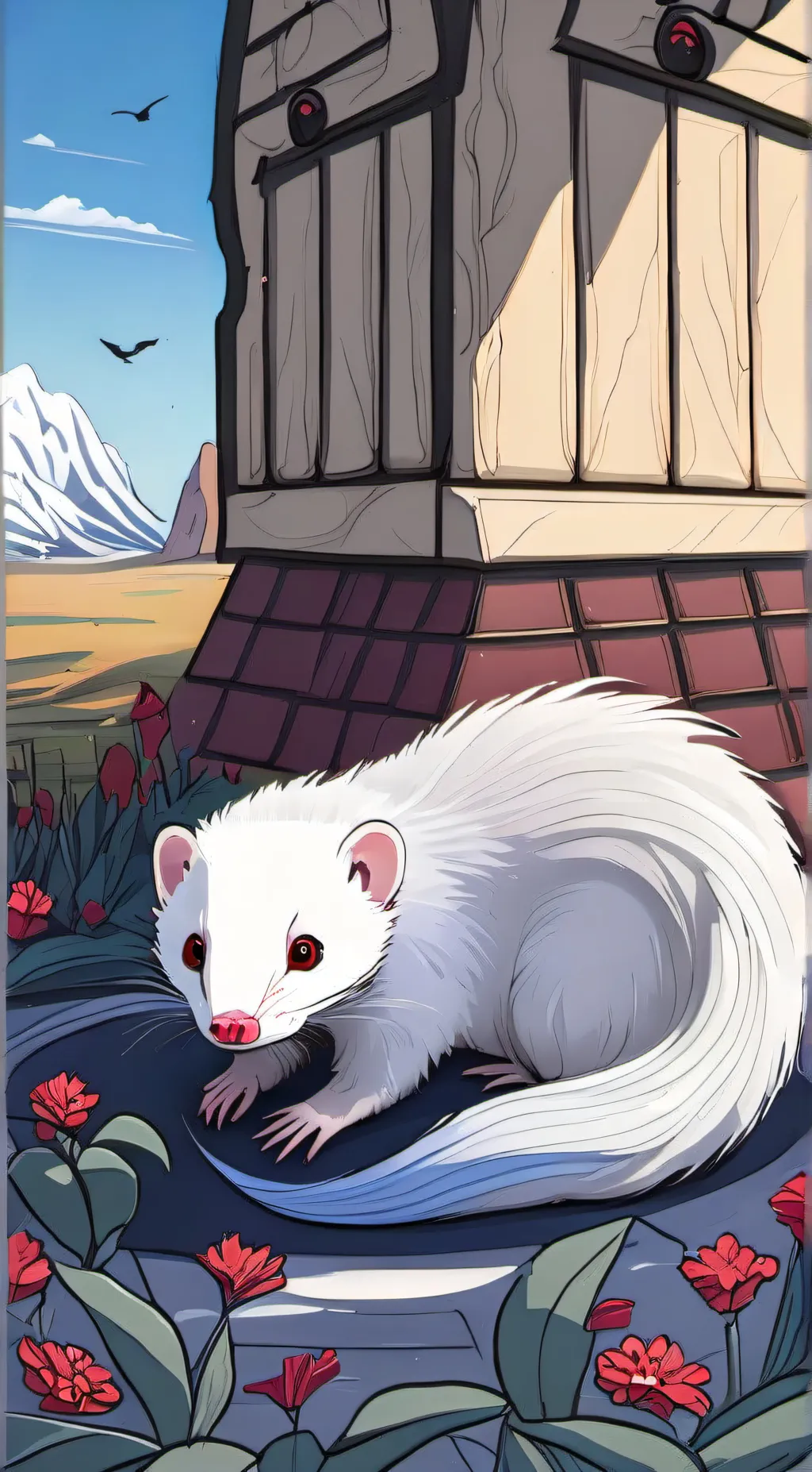 ai character: Lilly background