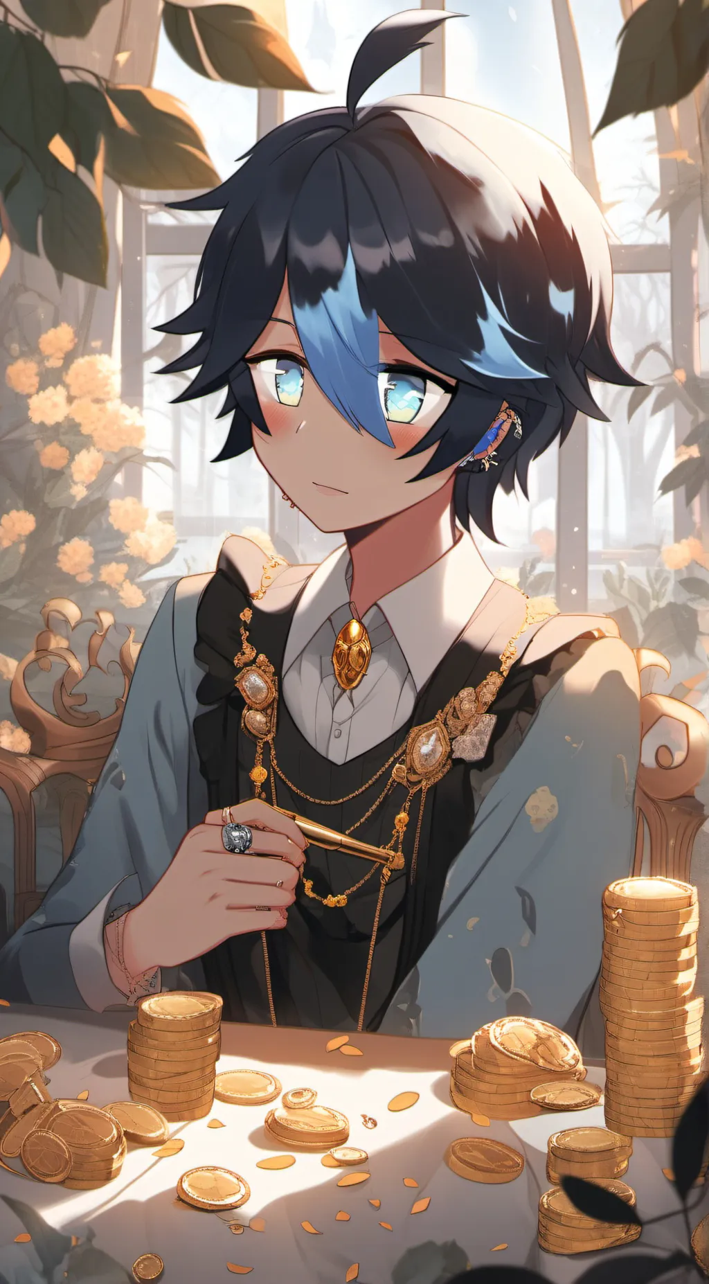 ai character: Ein background