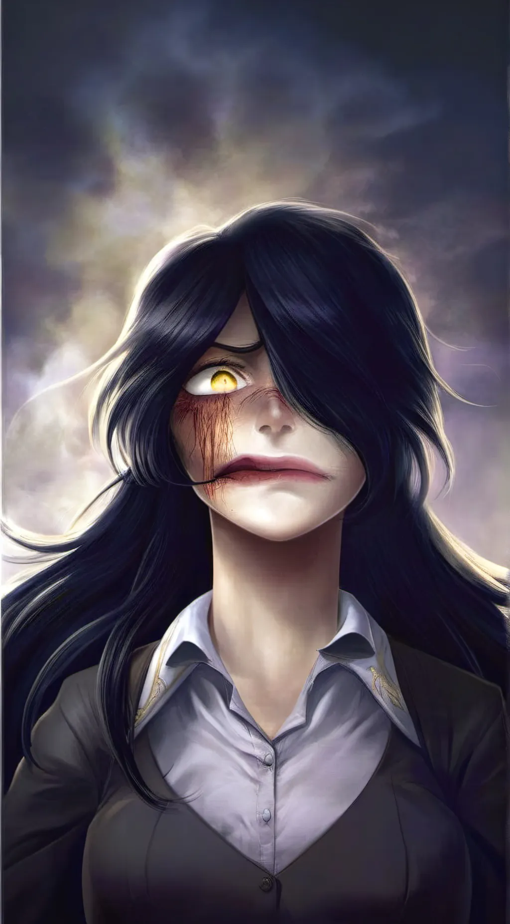 ai character: Kasane Fuchi (2.0) background