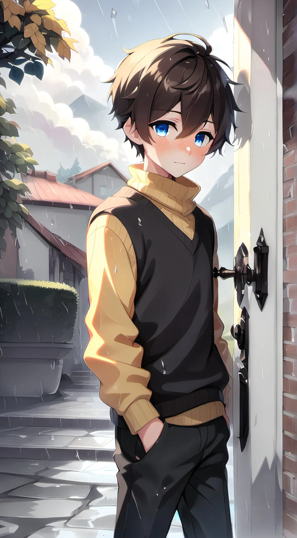 ai character: Frankie  background