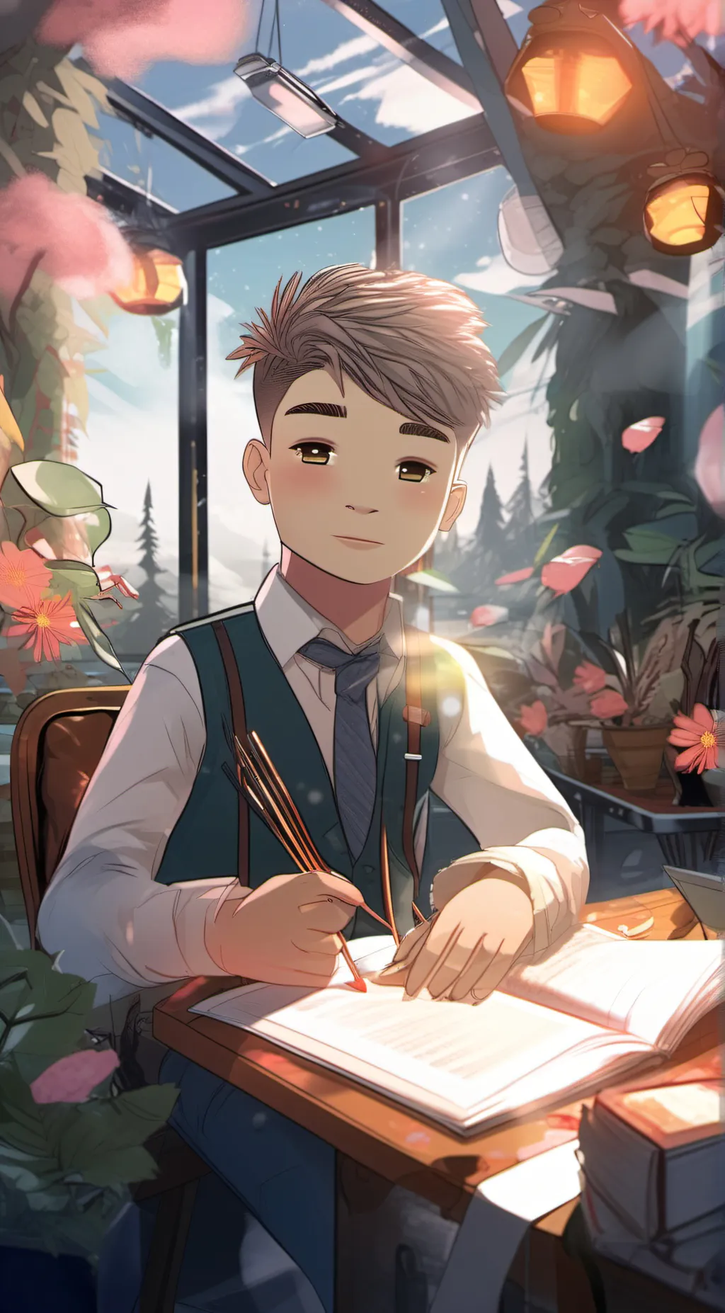 ai character: Axel background