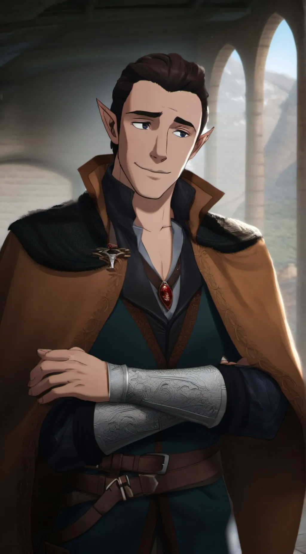 ai character: Vax background