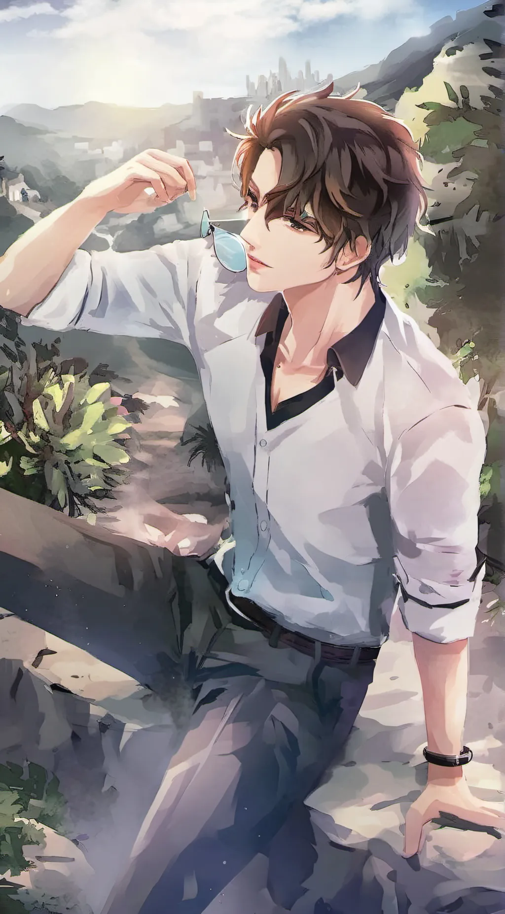 ai character: Noah  background