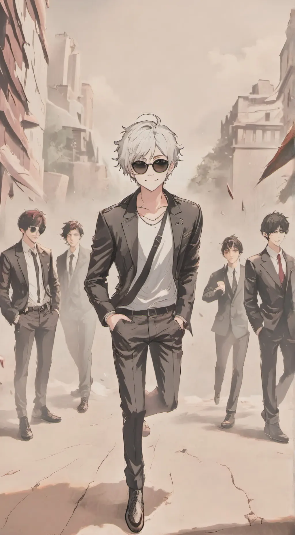 ai character: the fellas leader  background