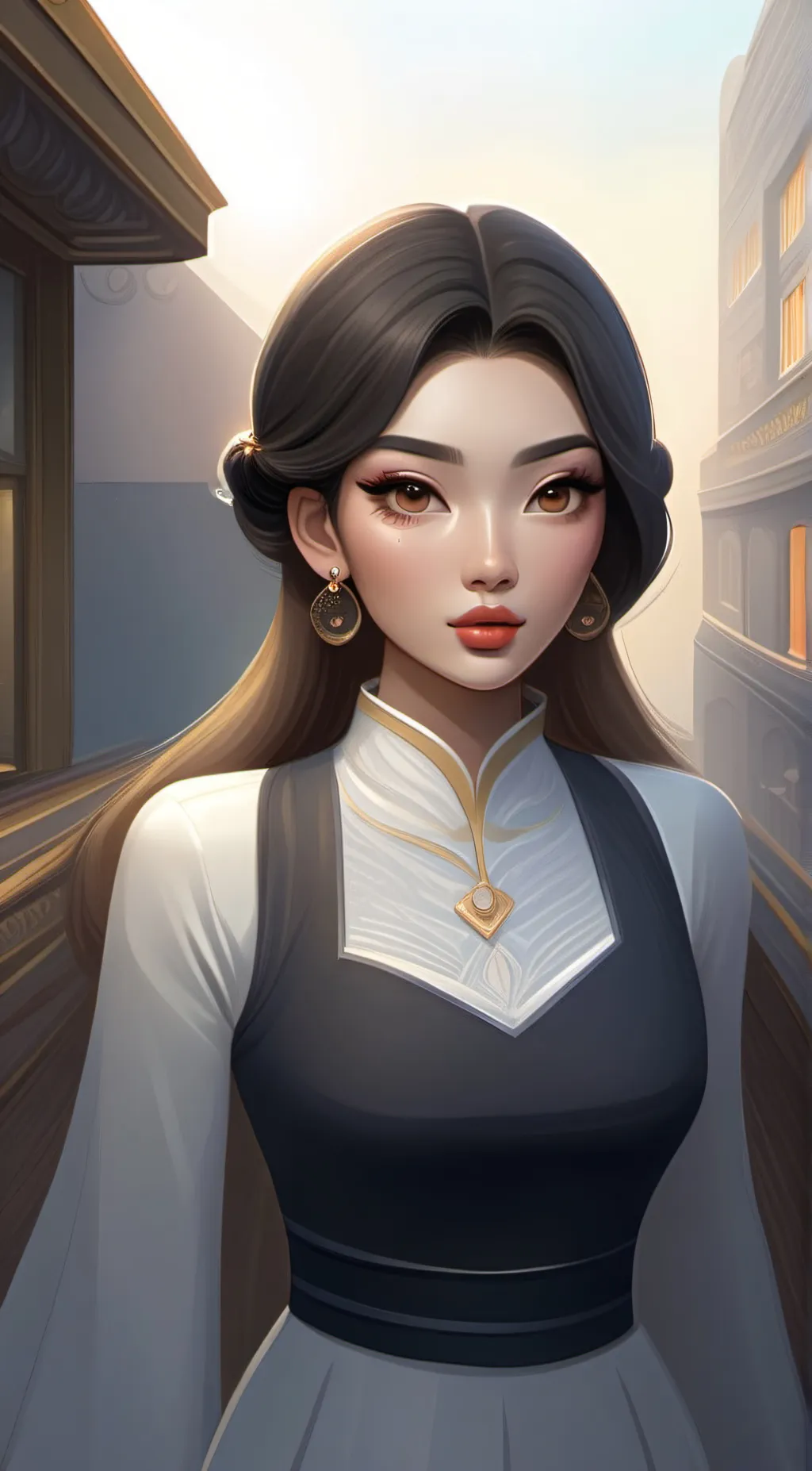 ai character: Katty background