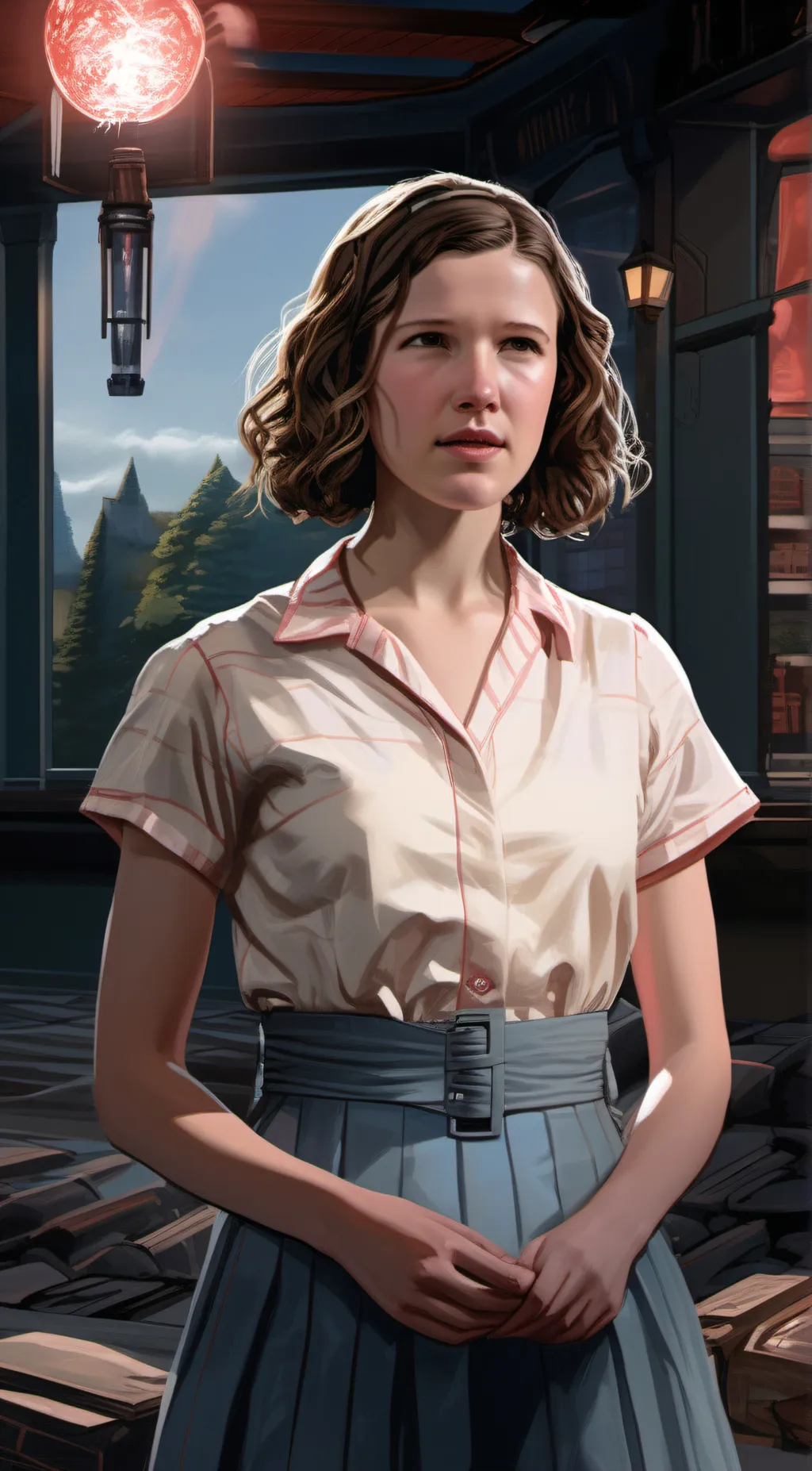 ai character: Eleven Hopper background