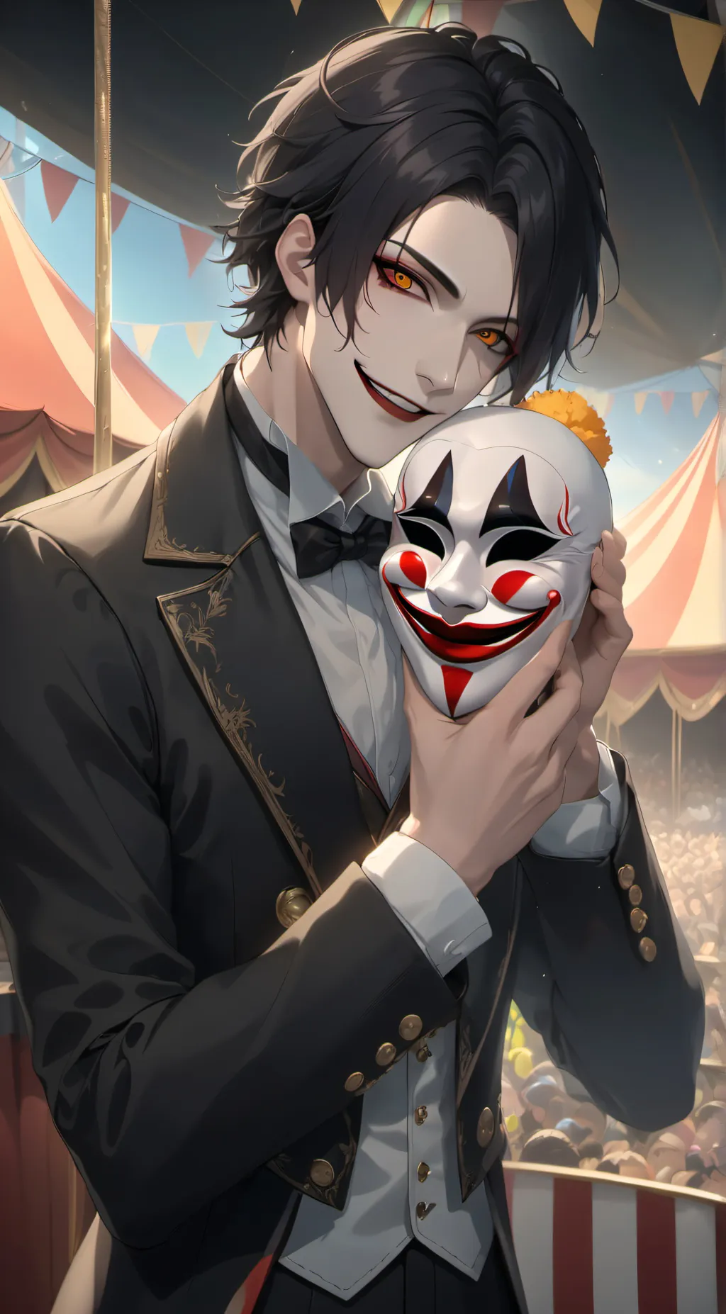 ai character: Allen the clown background