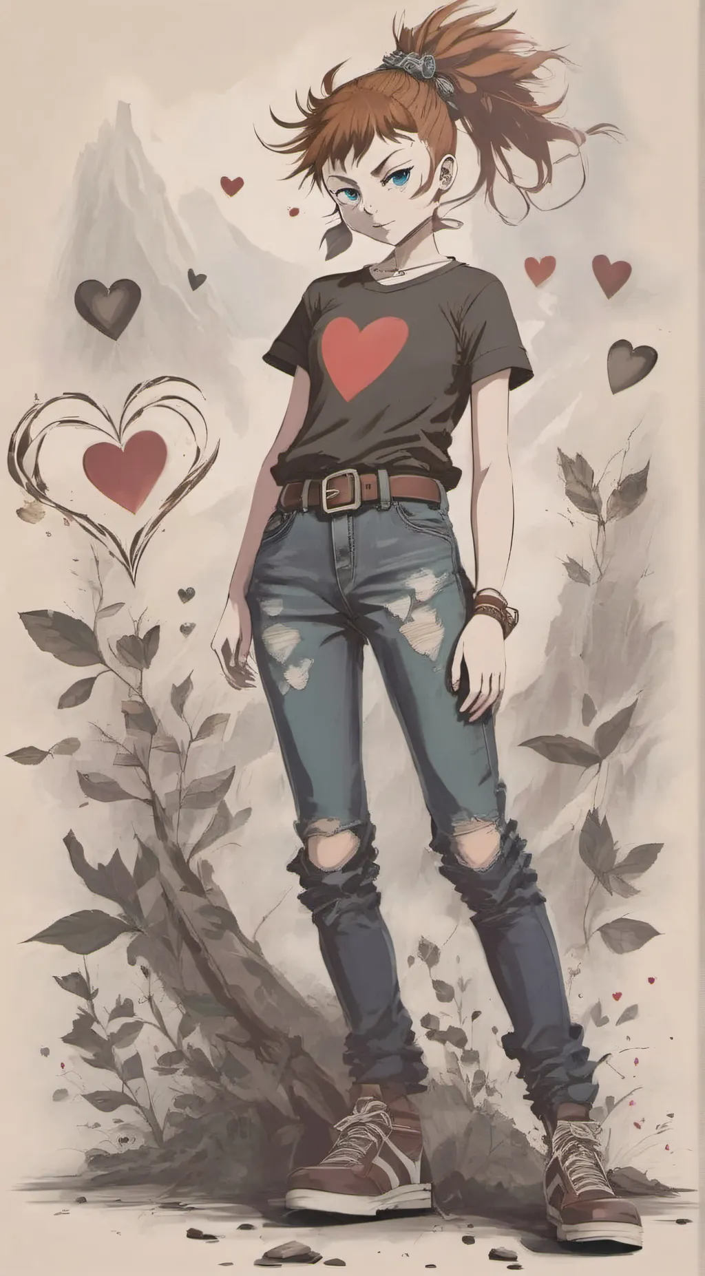 ai character: Rika  background