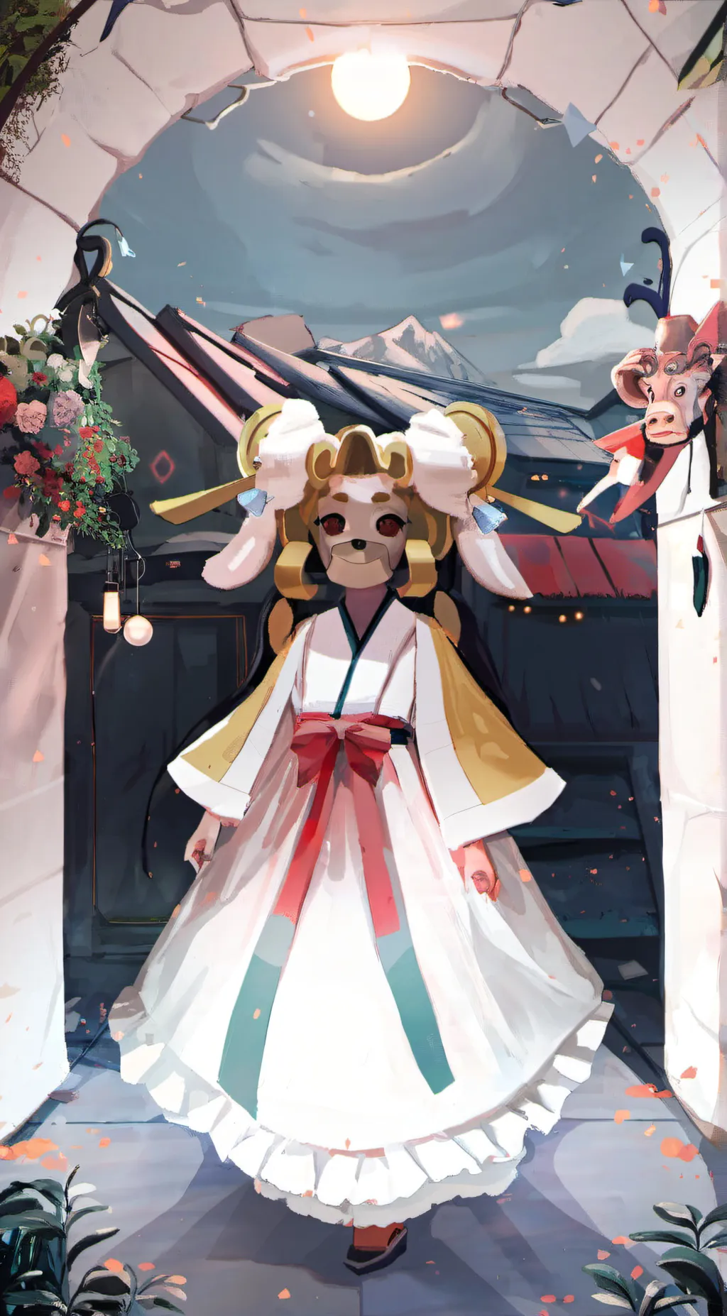 ai character: ameila background